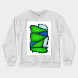 Crushed green Crewneck Sweatshirt